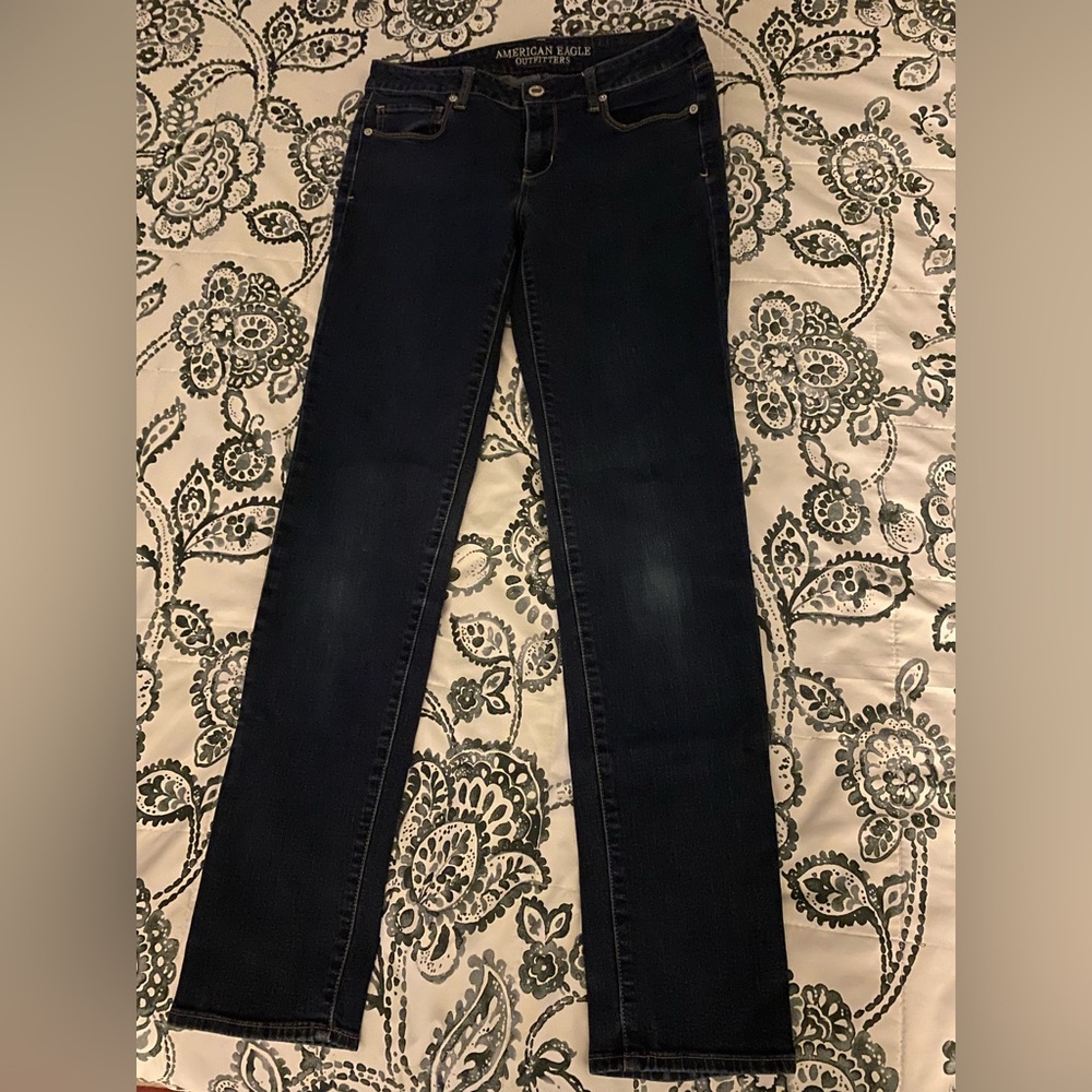 American Eagle Women's Blue Jeans Skinny Stretch